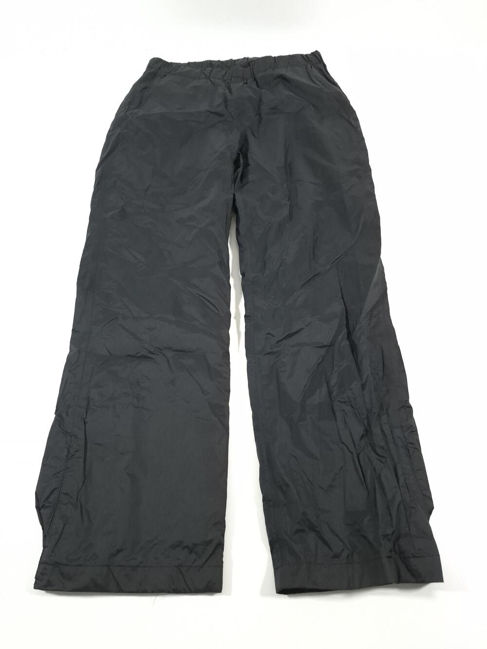 Columbia Rain Pants Mens Large 31L Black Waterproof Nylon Hiking Outdoor Shell